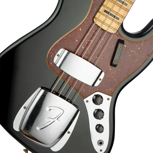 Fender Custom Shop 1968 Jazz Bass Journeyman Relic Aged Black Bas Gitar