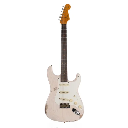 Fender Custom Shop Limited Edition Troposphere Stratocaster Heavy Relic Aged White Blonde Elektro Gitar