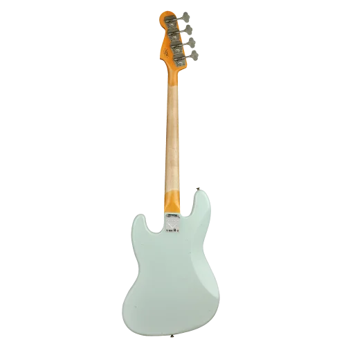 Fender Custom Shop S20 1964 Jazz Bass Journeyman Relic Gülağacı Klavye Super Faded Aged Sonic Blue Bas Gitar