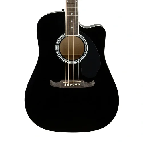 Fender FA-125CE Dreadnought Black Elektro Akustik Gitar