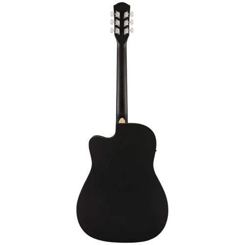 Fender FA-25CE Dreadnought Ceviz Klavye Siyah Elektro Akustik Gitar