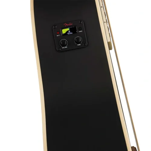 Fender FA-25CE Dreadnought Ceviz Klavye Siyah Elektro Akustik Gitar