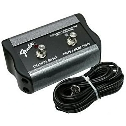 Fender Footswitch 2 Button kanal/Boost (Drive/More Drive) 1/4 Connector Footswitches