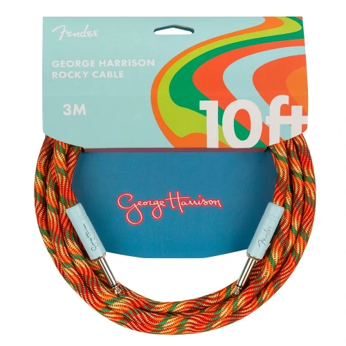 Fender George Harrison Rocky Instrument Cable 10 ft Kablo