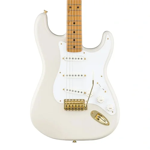 Fender Limited Edition Vintera II 50s Stratocaster Roasted Akçaağaç Sap Gold Hardware White Blonde Elektro Gitar