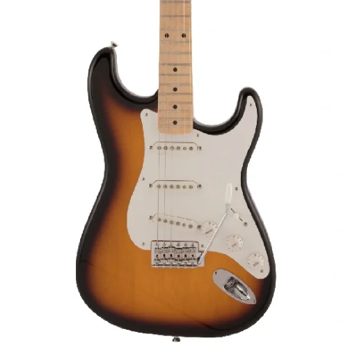 Fender Made in Japan Traditional 50s Stratocaster Akçaağaç Klavye 2 Tone Sunburst w/Bag Elektro Gitar