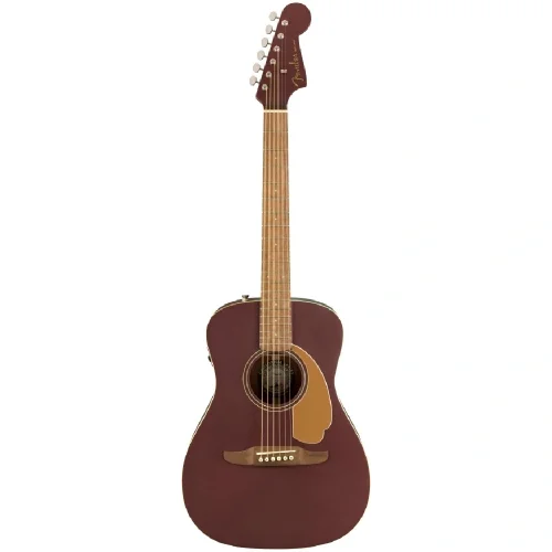 Fender Malibu Player Burgundy Satin Elektro Akustik Gitar