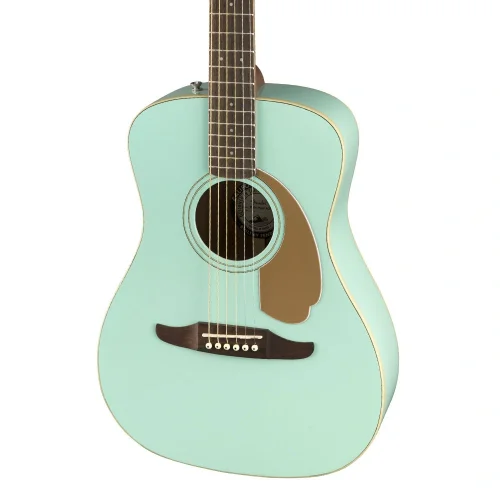 Fender Malibu Player Ceviz Klavye Aqua Splash Elektro Akustik Gitar