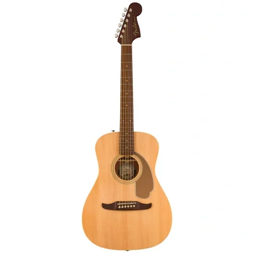 Fender Malibu Player Ceviz Klavye GPG Natural Elektro Akustik Gitar
