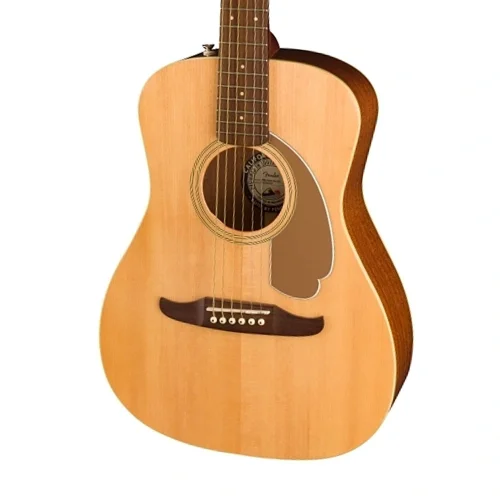 Fender Malibu Player Ceviz Klavye GPG Natural Elektro Akustik Gitar