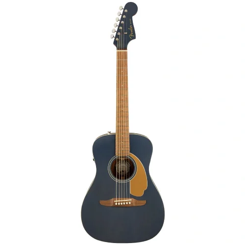 Fender Malibu Player Walnut Klavye Midnight Satin Elektro Akustik Gitar