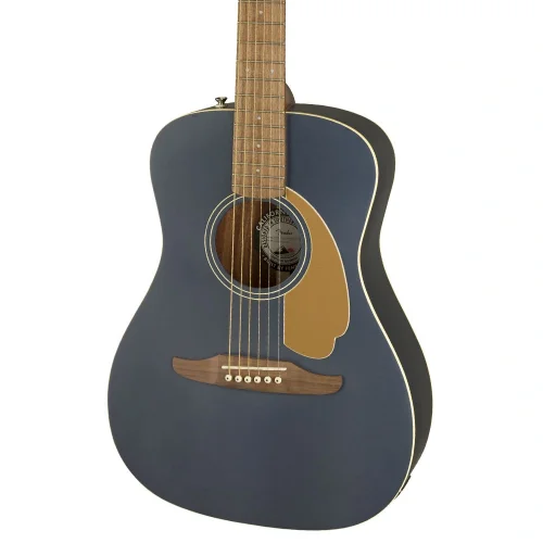 Fender Malibu Player Walnut Klavye Midnight Satin Elektro Akustik Gitar