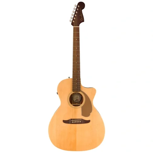 Fender Newporter Player Ceviz Klavye GPG Natural Elektro Akustik Gitar