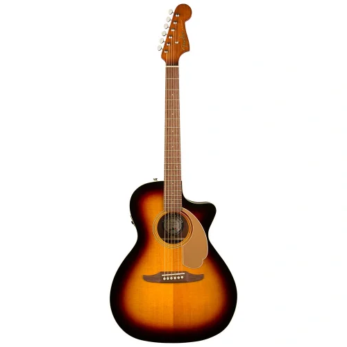 Fender Newporter Player Ceviz Klavye Sunburst Elektro Akustik Gitar