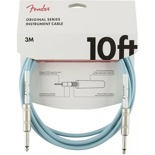 Fender Original Daphne Blue 3 Metre Kablo