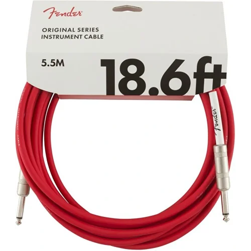Fender Original Instrument Cable Fiesta Red 5.5 Metre Kablo