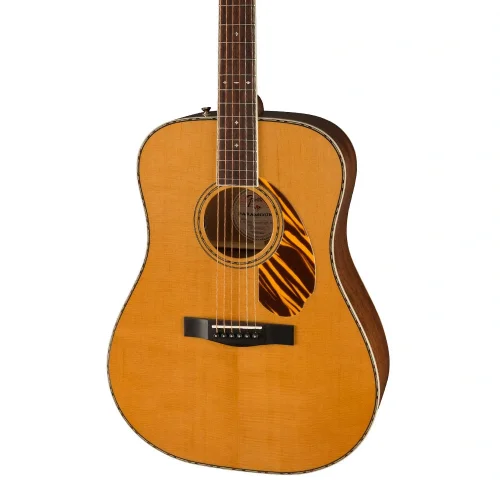 Fender PD-220E Paramount Dreadnought Ovangkol Klavye Natural Elektro Akustik Gitar