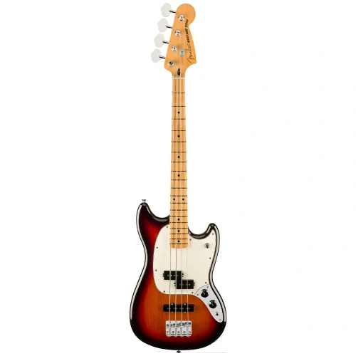 Fender Player II Mustang Bass PJ Akçaağaç Klavye 3 Ton Sunburst Bas Gitar