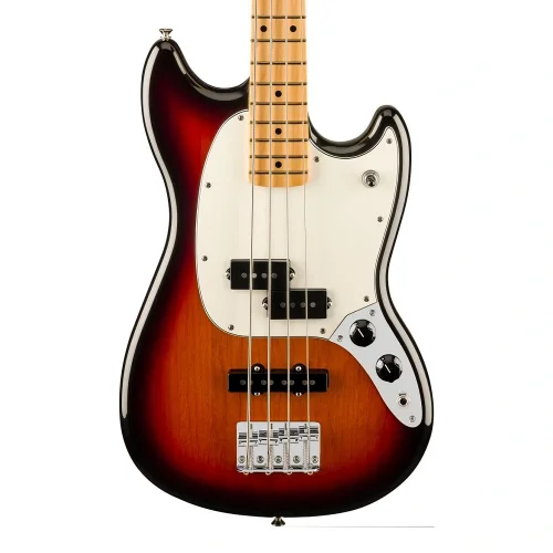Fender Player II Mustang Bass PJ Akçaağaç Klavye 3 Ton Sunburst Bas Gitar