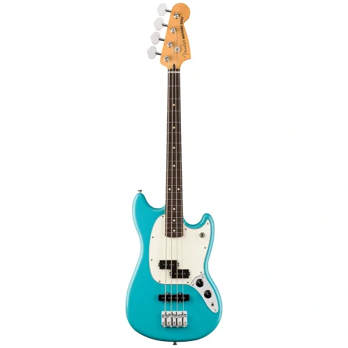 Fender Player II Mustang Bass PJ Gülağacı Klavye Aquatone Blue Bas Gitar