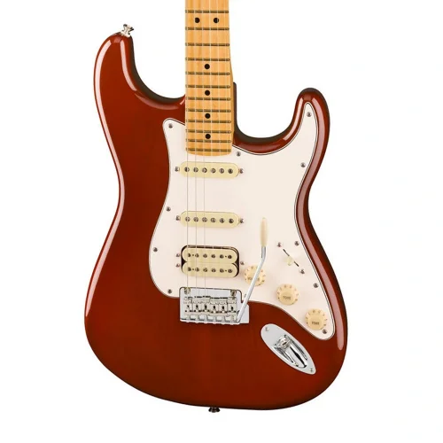 Fender Player II Stratocaster HSS Chambered Mahogany Gövde Akçaağaç Klavye Transparent Mocha Burst Elektro Gitar