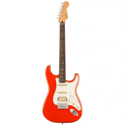 Fender Player II Stratocaster HSS Gülağacı Klavye Coral Red Elektro Gitar
