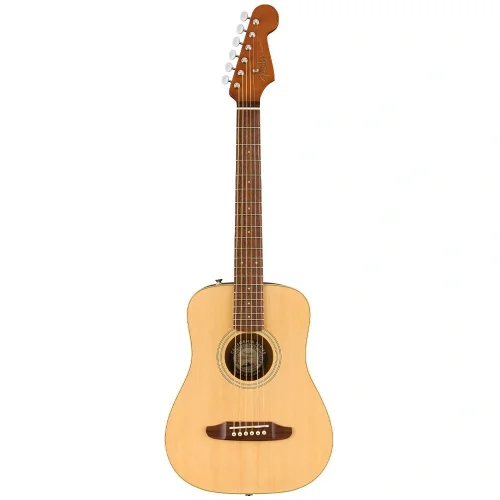 Fender Redondo Mini Ceviz Klavye w Bag Natural Akustik Gitar