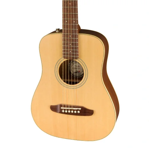 Fender Redondo Mini Ceviz Klavye w Bag Natural Akustik Gitar