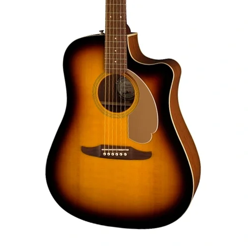 Fender Redondo Player Ceviz Klavye GPG Natural Elektro Akustik Gitar