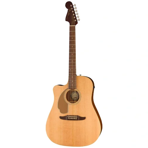 Fender Redondo Player Ceviz Klavye GPG Natural Solak Elektro Akustik Gitar