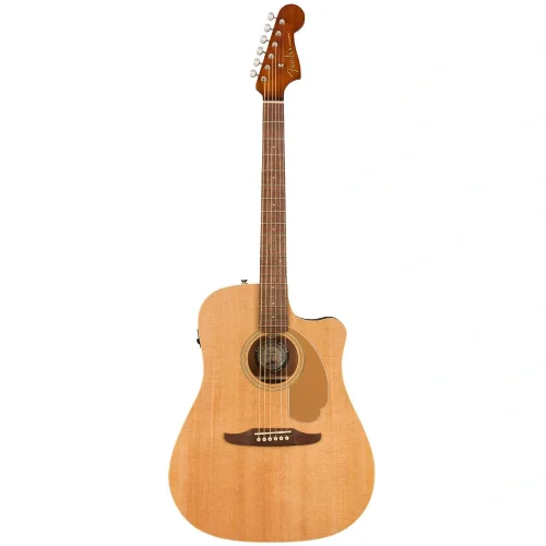 Fender Redondo Player Ceviz Klavye Natural Elektro Akustik Gitar