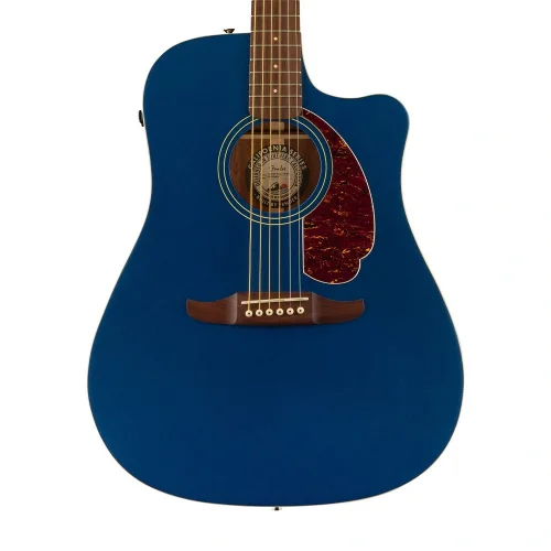 Fender Redondo Player Ceviz Klavye TSPG Lake Placid Blue Elektro Akustik Gitar