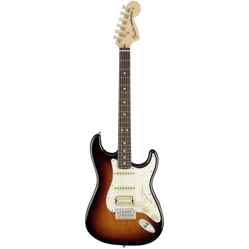 Fender USA Performer Strat HSS Gülağacı Klavye 3 Tone Sunburst Elektro Gitar