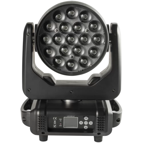 Flash Lighting MH-BEAM WASH LED 19x15W ZOOM Movinghead Boyama Spot