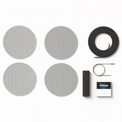 Fonestar KS-WALL4 Aktif Hazır Sistem Tavan Hoparlörü ve Amfi Seti