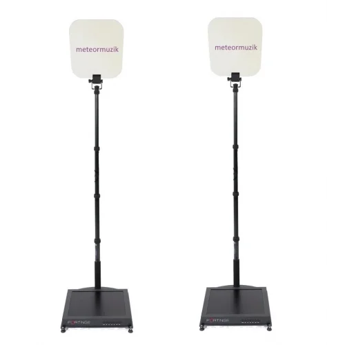 Fortinge PROC19-D-HB Çift 19 Konferans Prompter - Çiftli Set, 1000 cd/m² parlaklık