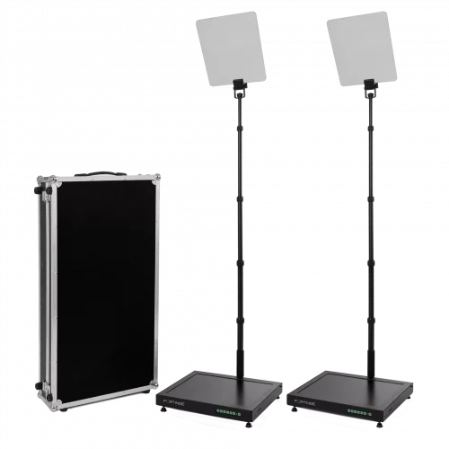 Fortinge PROC15-D-HB Çift 15 Konferans Prompter - Çiftli Set, Parlaklık 1000 cd/m²
