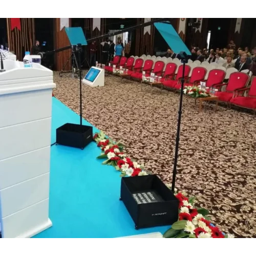 Fortinge PROC19-D-HB Çift 19 Konferans Prompter - Çiftli Set, 1000 cd/m² parlaklık