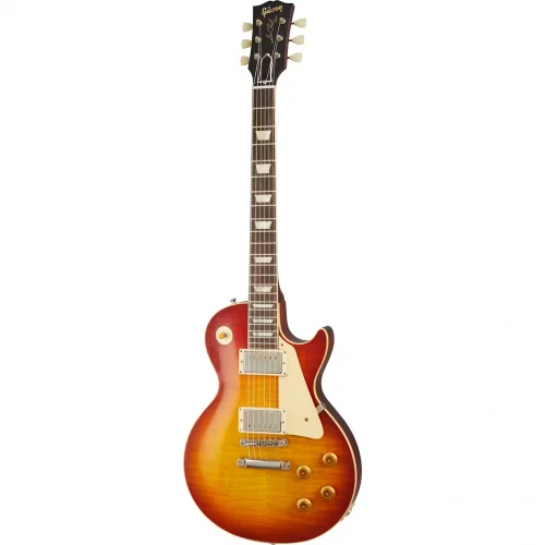 Gibson Custom 1959 Les Paul Standard Reissue VOS Elektro Gitar (Washed Cherry Sunburst)