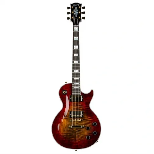 Gibson Custom Les Paul Axcess Custom Figured Top Elektro Gitar (Bengal Burst)