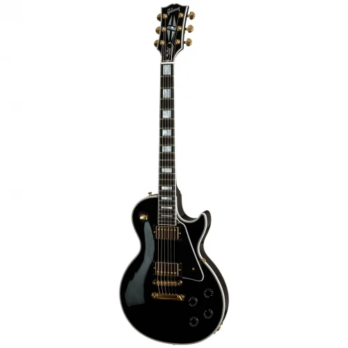 Gibson Custom Les Paul Custom Elektro Gitar (Ebony)