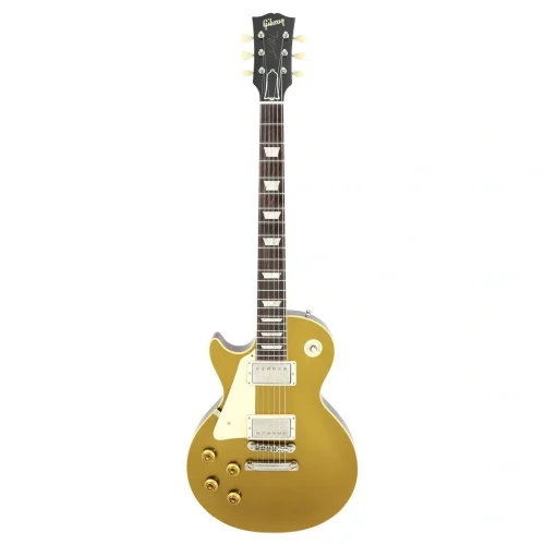 Gibson Custom Shop 1957 Les Paul Reissue VOS Solak Elektro Gitar (Goldtop Darkback)
