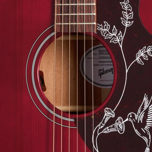 Gibson Hummingbird Special Elektro Akustik Gitar (Red Wine)