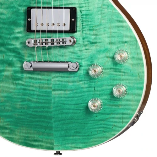 Gibson Les Paul Modern Figured Elektro Gitar (Seafoam Green)