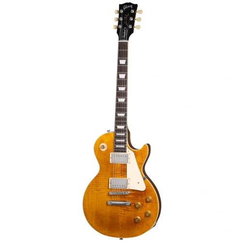 Gibson Les Paul Standard 50s Figured Top Elektro Gitar (Honey Amber)