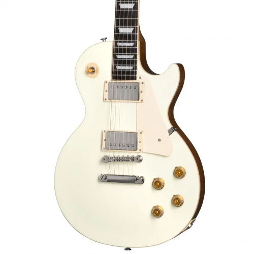 Gibson Les Paul Standard 50s Plain Top Elektro Gitar (Classic White)