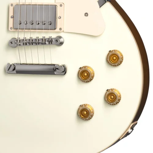 Gibson Les Paul Standard 50s Plain Top Elektro Gitar (Classic White)