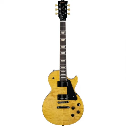 Gibson Les Paul Studio Figured Elektro Gitar (Antique Natural)