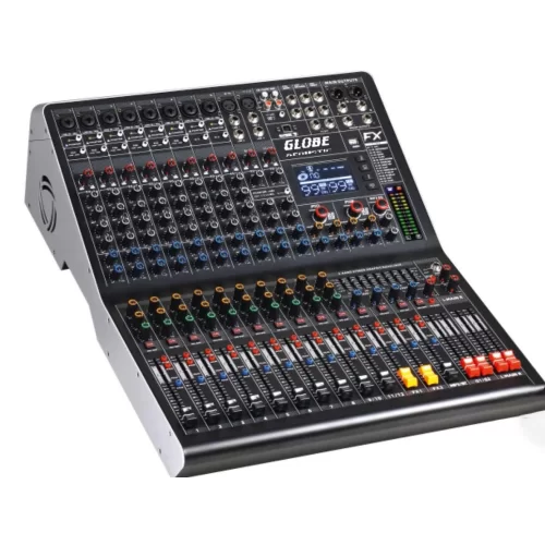 Globe GTP-2252FX 12 Kanal 2x1000W-4Ω Power Mikser Çift Efekt