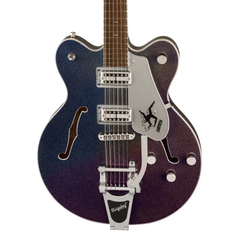 Gretsch Electromatic John Gourley Broadkaster Center Block Laurel Klavye Iridescent Black Elektro Gitar